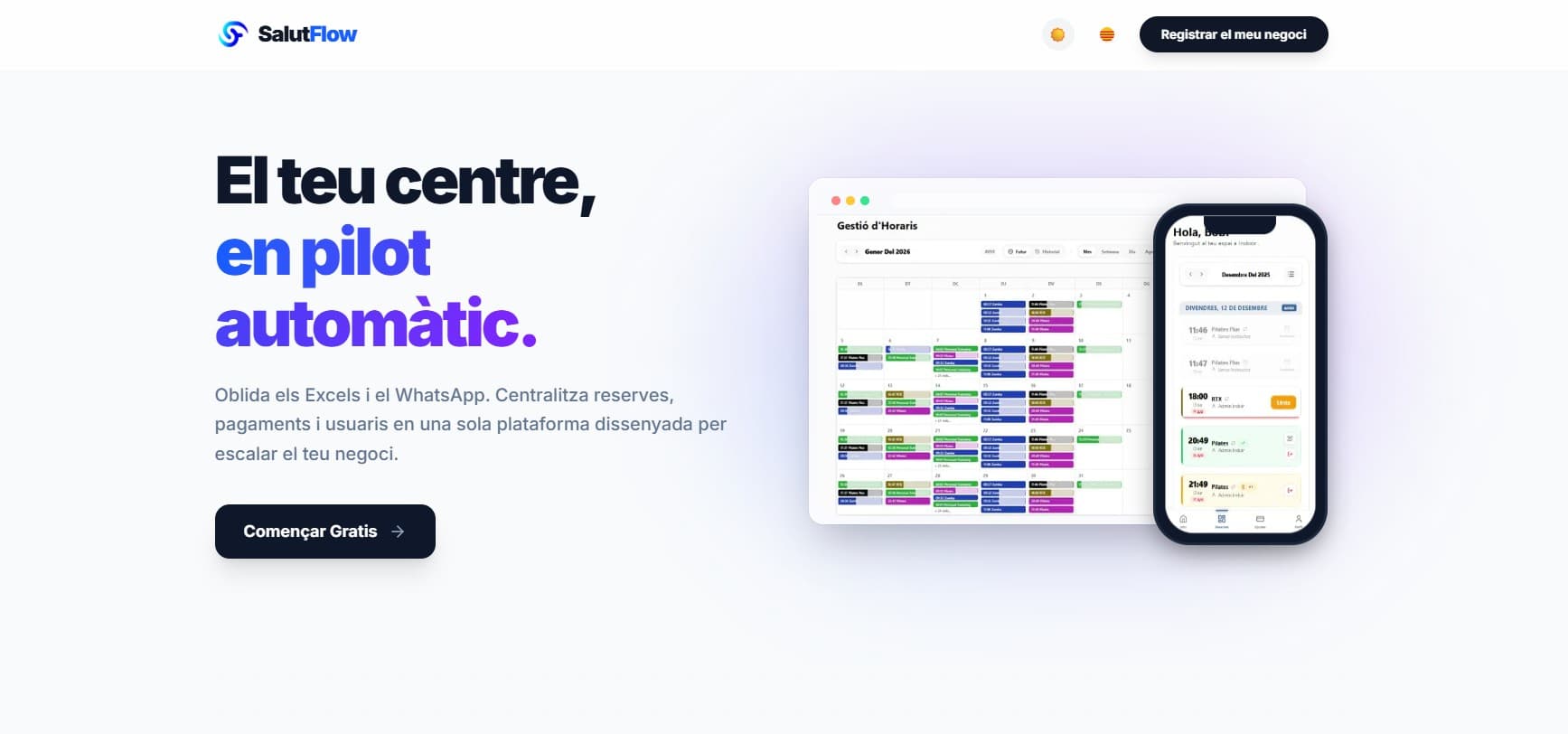 App SalutFlow (Light)